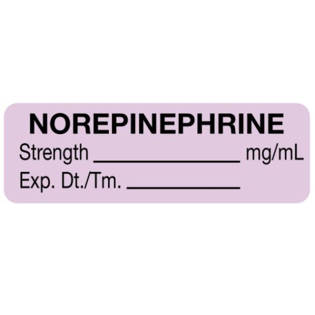 LABEL NOREPINEPHRINE MG/ML