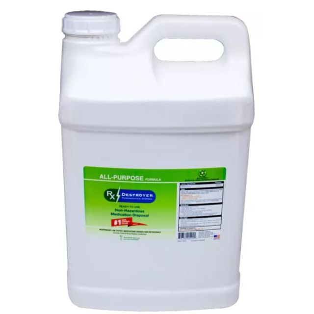 RX DESTROYER - ALL-PURPOSE INSTANT DRUG DISPOSAL SYSTEM - 25 GALLON - AMD05
