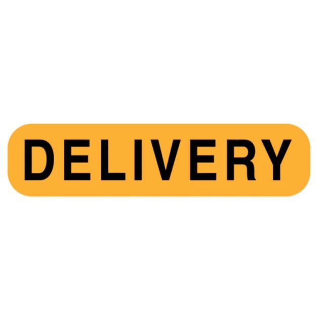 ADVISORY LABEL - 1-9/16 x 3/8 - DELIVERY - AP40107