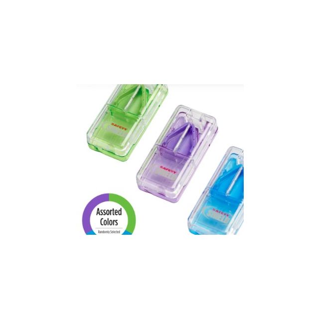 EZY DOSE SAFETY-SHIELD PILL CUTTER/SPLITTER - 6/PACK - AP67856