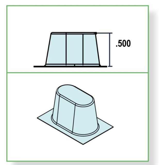 BLISTER - 60 DAY - PVC - CLEAR - 1000/CASE