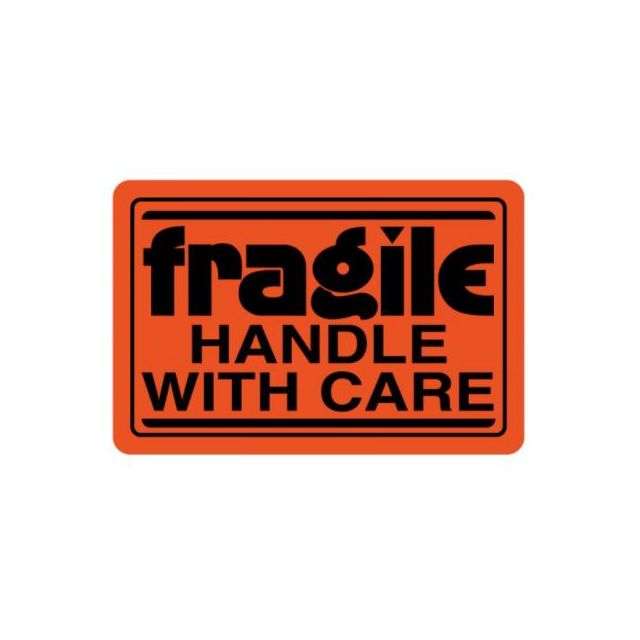 LABEL FRAGILE HANDLE WITH CARE - BB331