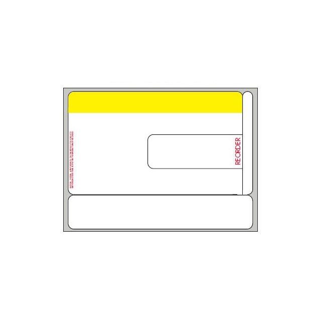 BLANK DIE 14764R-1 DIRECT THERMAL LABELS ON 1 CORE - BLANK764-DS-1