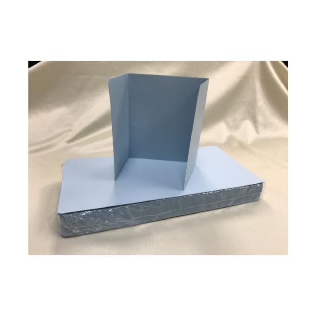 CALIFORNIA STYLE RX FILE FOLDER WITH 5/8 GUSSET - LIGHT BLUE - 100/PACK - CALIFLB