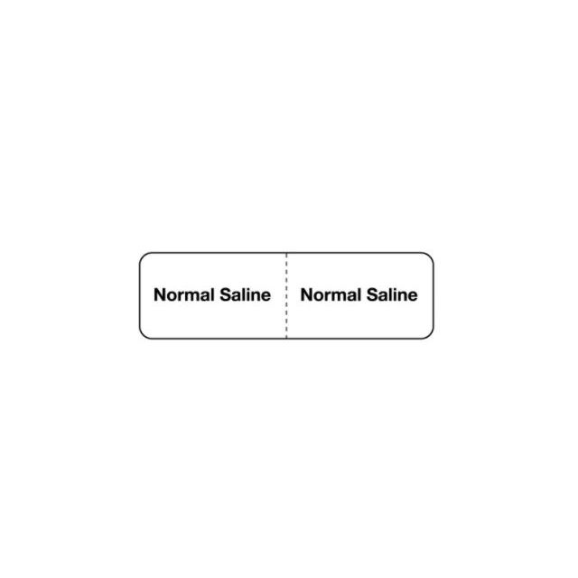 LABEL NORMAL SALINE LINE ID - CU1238