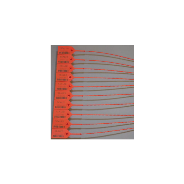 ADJUSTABLE BARCODE PULL TIGHT SECURITY SEAL - NUMBERED