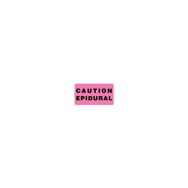 LABEL CAUTION EPIDURAL - FP129