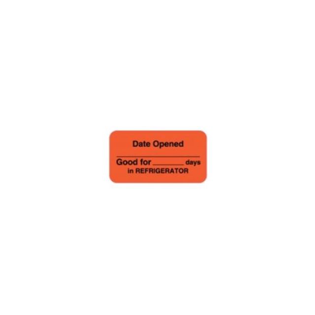 LABEL DATE OPENED