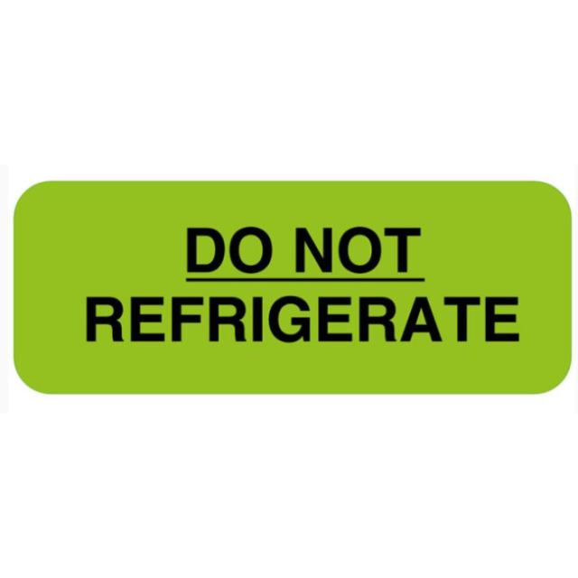 LABEL DO NOT REFRIGERATE