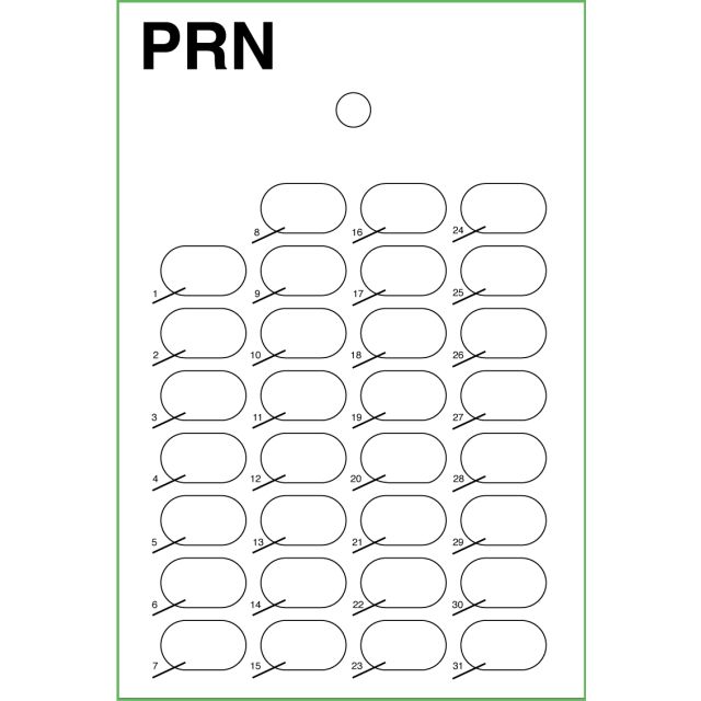 300-47 31 CT PILL CARDS