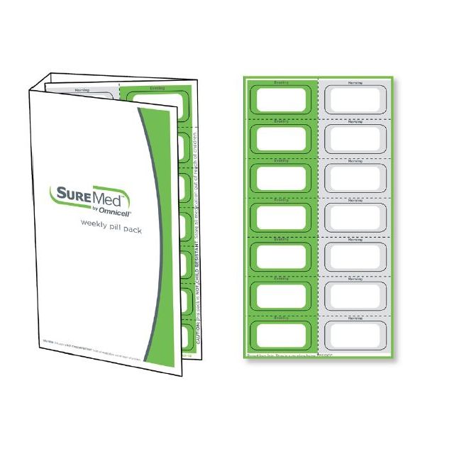 301-12 - LARGE TRI-FOLD CARD - 7 X 2 HEAT SEAL, PERFORATED - J301-12