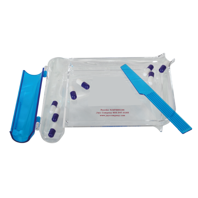 RIGHT-HANDED PILL COUNTING TRAY WITH SPATULA - JAYS80166