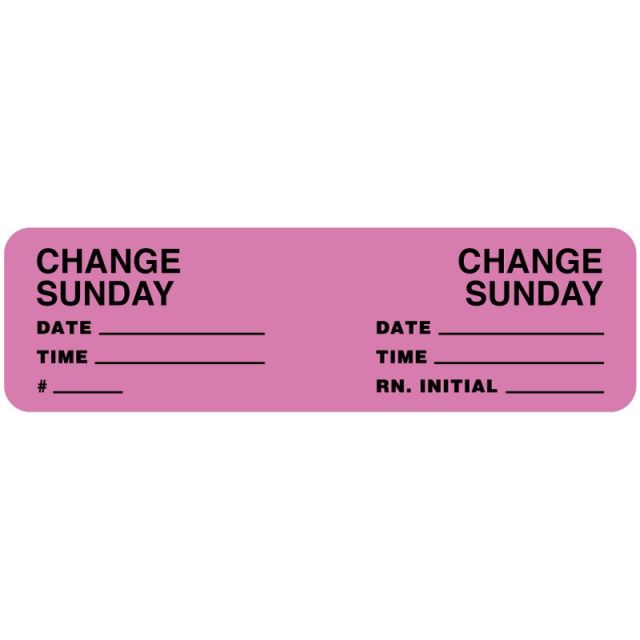 CM301 LABEL CHANGE SUNDAY - 3 X 7/8 - JCM301
