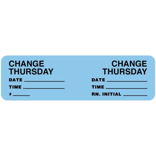 CM305 LABEL CHANGE THURSDAY - 3 X 7/8 - JCM305