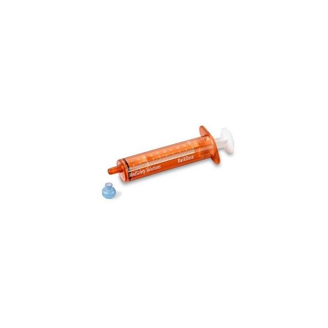 ORAL SYRINGE 10ML- AMBER W/WHITE MARKINGS W/TIP CAP