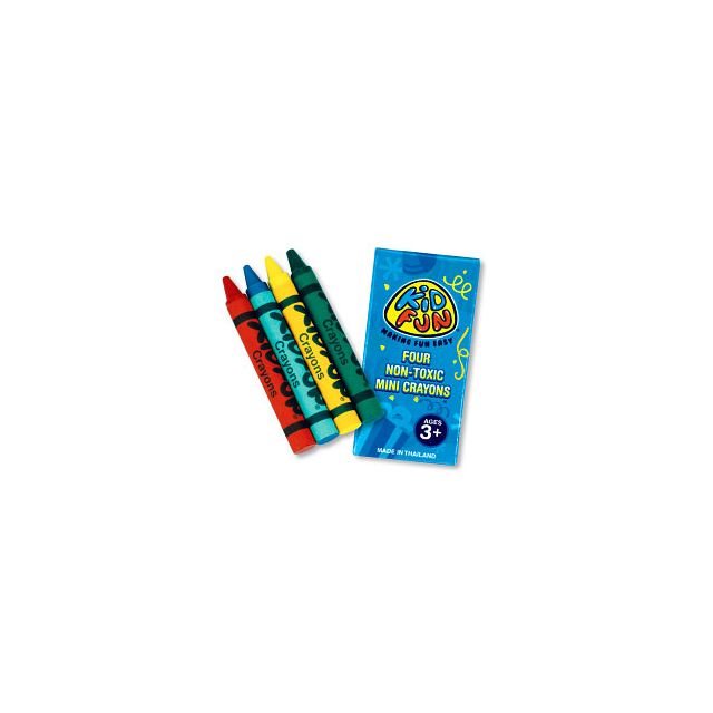 MINI CRAYON 4 PER PACK