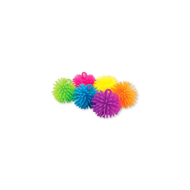 MINI NEON PUFFER BALLS ASSORTED COLORS