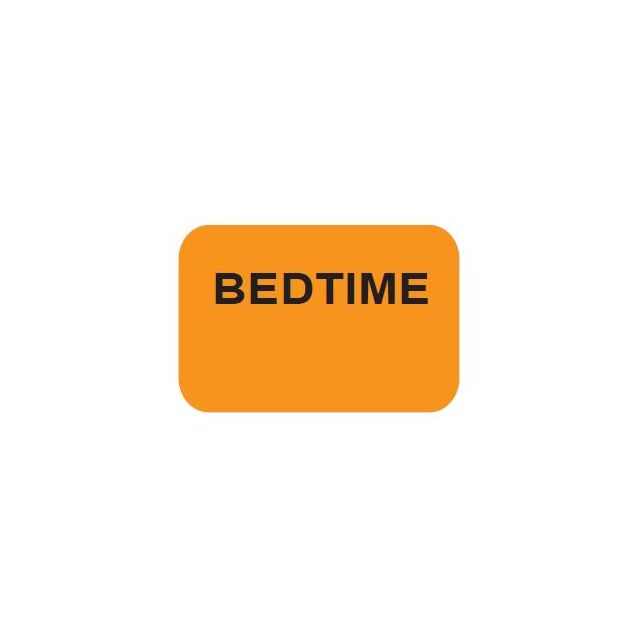 BEDTIME ORANGE WITH BLACK PRINT - 15 X 1 - 1000/BOX