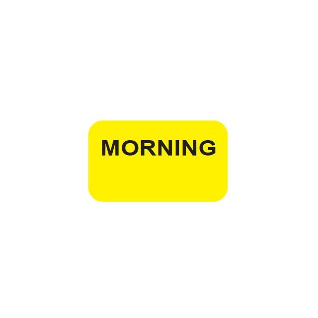 MORNING YELLOW WITH BLACK PRINT - 15 X 1 - 1000/BOX