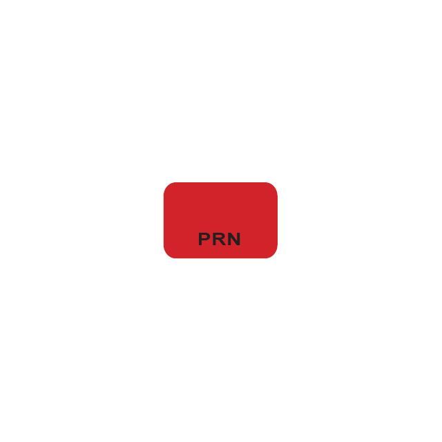 PRN BLACK PRINT ON RED - 15 X 1 - 1000/BOX - MTPRN-RED2C
