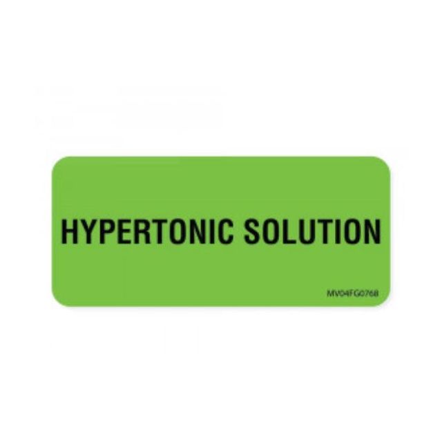 LABEL - 2-1/4 X 1 - HYPERTONIC SOLUTION