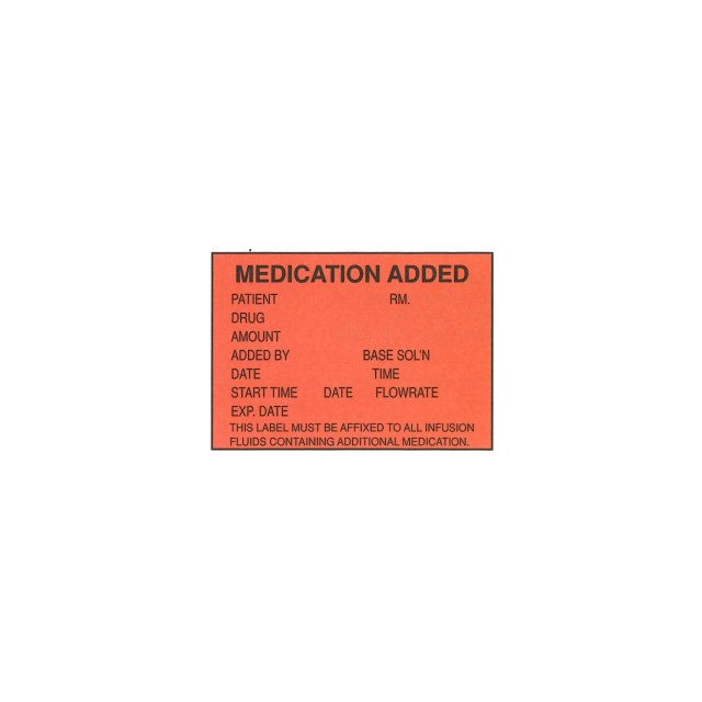 NMA-175 MEDICATION ADDED LABELS - NL200