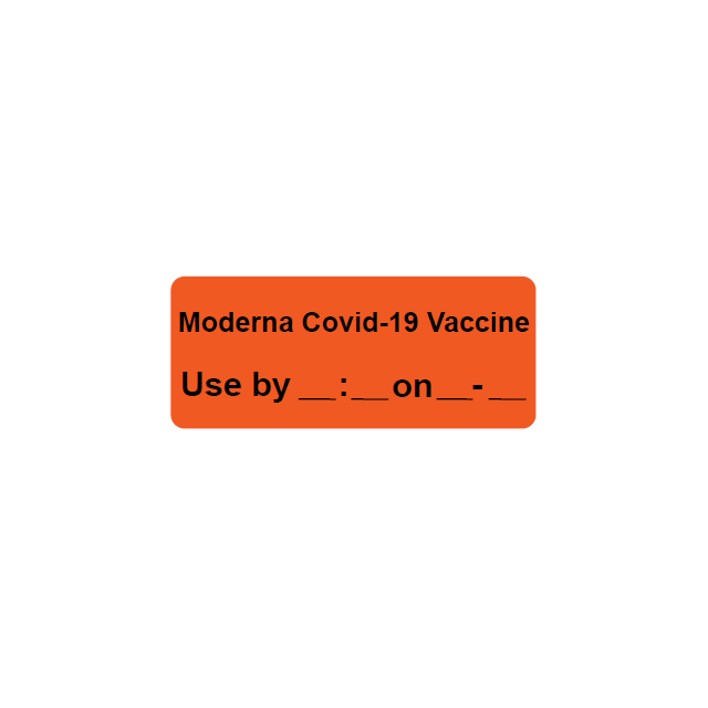 VIAL LABEL - MODERNA COVID-19 VACCINE - P-MODERNA