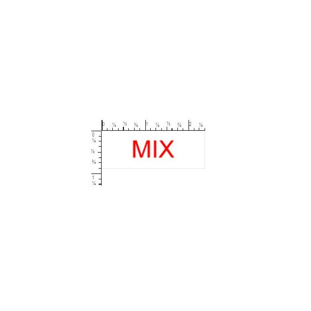 STAMP - SELF-INKING - 7/8 X 2-3/8 - MIX - P4913MIX-R