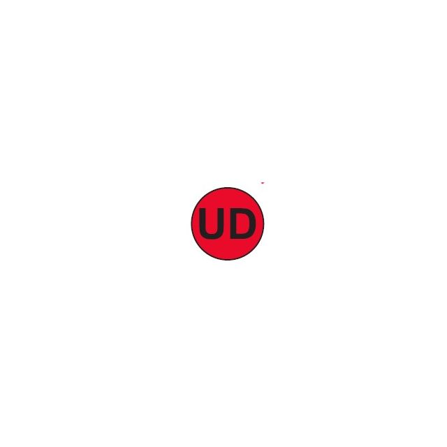 WARNING LABEL - 3/4 CIRCLE - UD