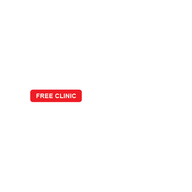 WARNING LABEL - 1-9/16” X 3/8” - FREE CLINIC