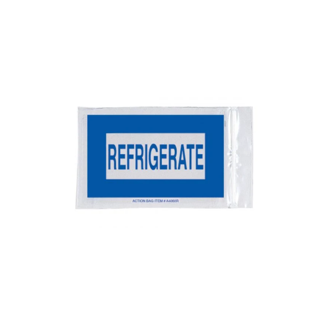 RECLOSABLE ZIP BAG - REFRIGERATE - 4 X 6, 2 MIL - 1000/CASE - Q19