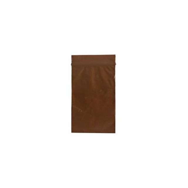 RECLOSABLE ZIP BAG - AMBER - 2-1/2 X 9, 3 MIL - 1000/CASE - Q200