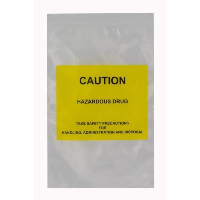 Q995 BAG CAUTION HAZARDOUS DRUG 4 X 6 - 2ML - 1000/CASE - Q995