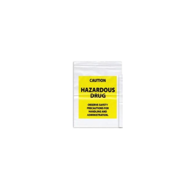 BAG CAUTION HAZARDOUS DRUG 12 X 15 4ML 500/CASE
