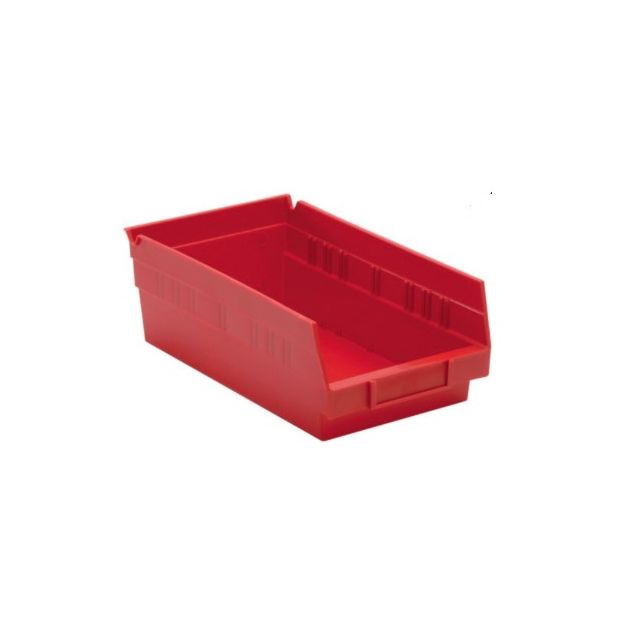 ECONOMY SHELF BIN - RED