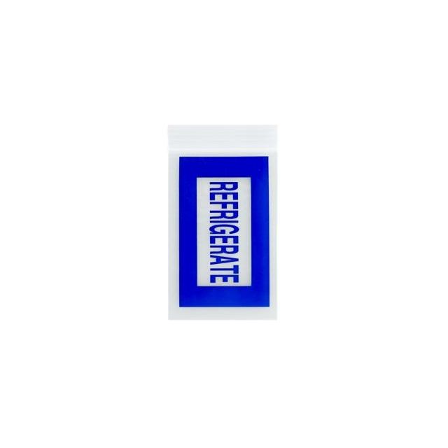 RECLOSABLE ZIP BAG - REFRIGERATE - 4 X 6, 2 MIL - 100/PACK - RDQ19-PK