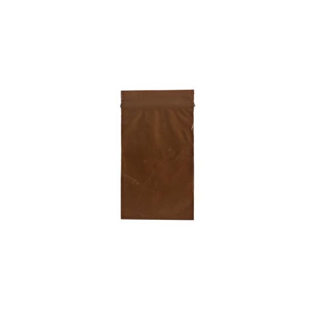 RECLOSABLE ZIP BAG - AMBER - 6 X 8, 3 MIL - 100/PACK - RDQ203-PK