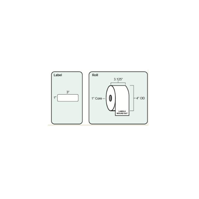 3X1DT-PERF LABEL DIRECT THERMAL 3 X 1 - RDT4311P-ADL