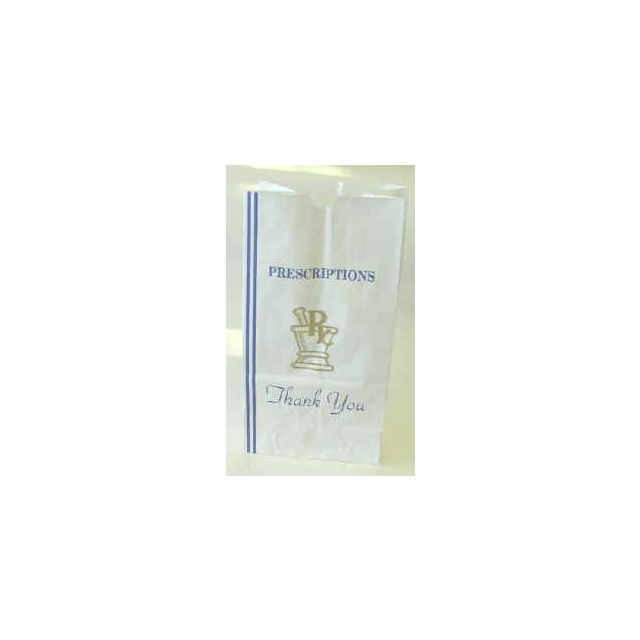 20LB FLAT BOTTOM STOCK RX BAGS - SB20