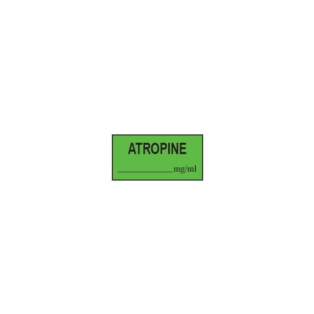 ANESTHESIA TAPE - ATROPINE____MG/ML - 1/2 X 500