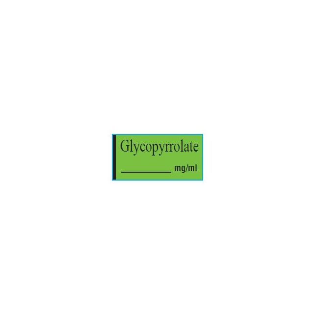 ANESTHESIA TAPE: GLYCOPYRROLATE 1/2 X 500