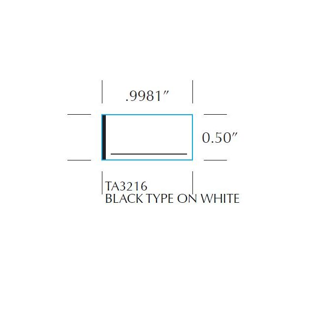 ANESTHESIA TAPE - BLANK - 1/2 X 500