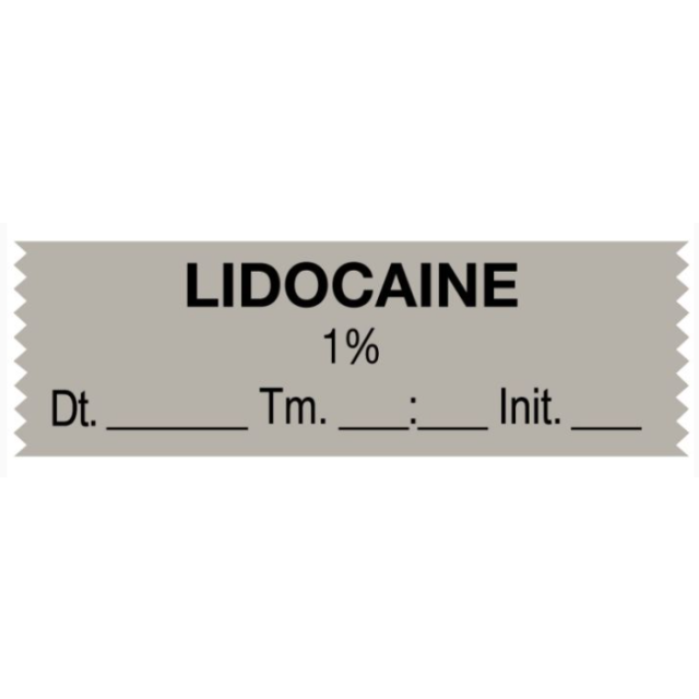 ANESTHESIA TAPE LIDOCAINE 1%