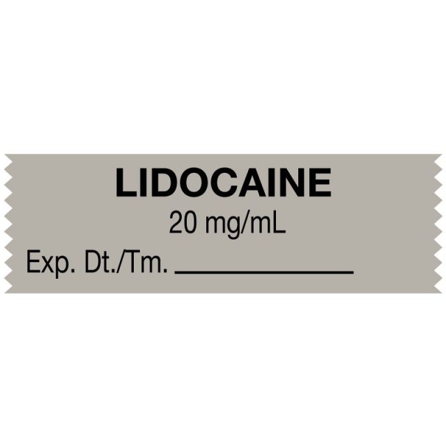 TJ1502 ANESTHESIA TAPE LIDOCAINE 20 MG/ML