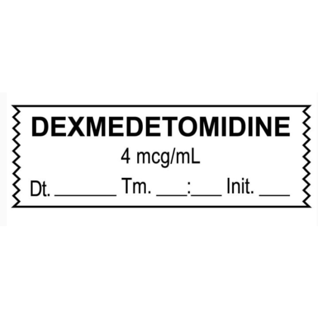 ANESTHESIA TAPE DEXMEDETOMIDINE 4MCG/ML