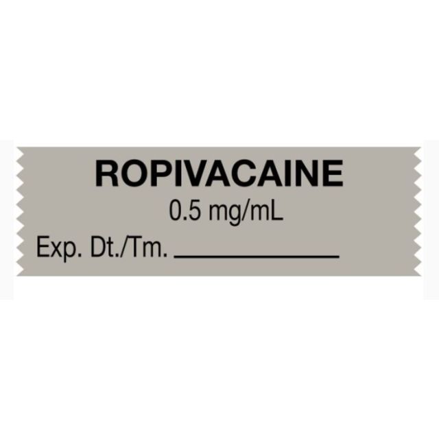 TJ510 ANESTHESIA TAPE ROPIVACAINE 05 MG/ML