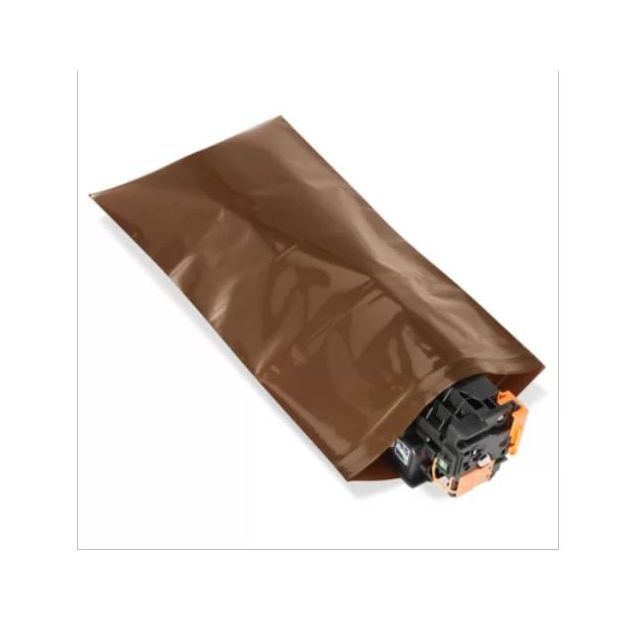 RECLOSABLE ZIP BAG - AMBER - 8 X 14, 3 MIL - 1000/CASE - ULS13771