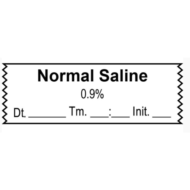 ANESTHESIA TAPE NORMAL SALINE 09%