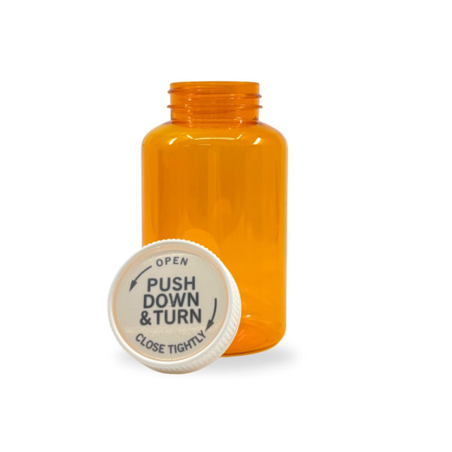 SECURE 120 DRAM (400CC) VIALS WITH DUAL PURPOSE CAPS