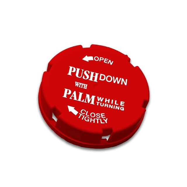 30/60 DRAM BERRY FRIENDLY & SAFE CHILD REISTANT CAPS - VFSRCR30